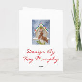 Kerstmis van het Huis van het huis Zoete Feestdagen Kaart (Achterkant)