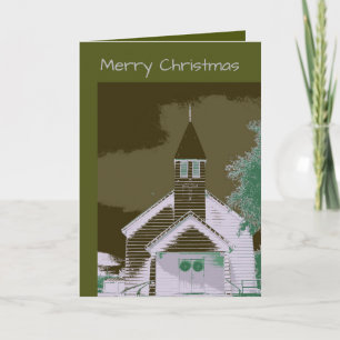 Kerstmis van het land feestdagen kaart