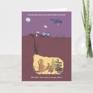 Kerstmis van het Loodje Feestdagen Kaart