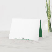 Kerstmis van het Paard van de Berg van de Klokken Feestdagen Kaart (Achterkant)