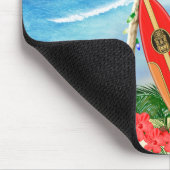 Kerstmis van het strand muismat (Hoek)