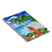 Kerstmis van het strand notitieboek (Rechterzijde)