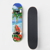 Kerstmis van het strand skateboard (Voorkant)