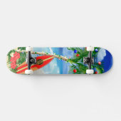 Kerstmis van het strand skateboard (Horizontaal)