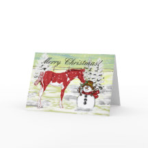 Kerstmis van het veulen en van de Sneeuwman