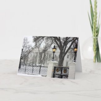 Kerstmis van het Witte Huis Feestdagen Kaart