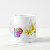 Kerstmis van het Zee Kustthema Mok of Beker (Voorkant links)