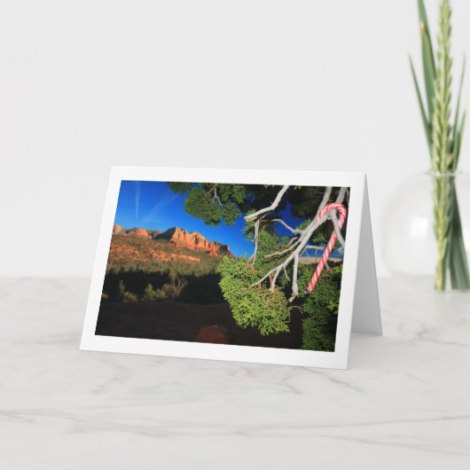 Kerstmis van het zuidwesten feestdagen kaart (Voorkant)