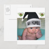 Kerstmis van Humbug van Bah zuigt!! Feestdagenkaart (Voorkant / Achterkant)