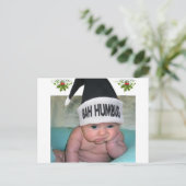 Kerstmis van Humbug van Bah zuigt!! Feestdagenkaart (Staand voorkant)