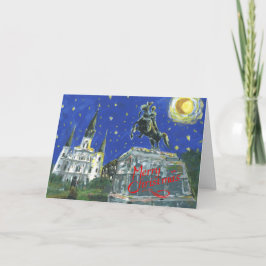 Kerstmis van Jackson van de Sterrennacht Vierkante Feestdagen Kaart