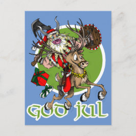 Kerstmis van Juli van de god Feestdagenkaart