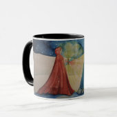 Kerstmis van Lantern Light Mok (Voorkant links)