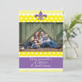 Kerstmis van Louisiane Cajun Feestdagenkaart (Staand voorkant)