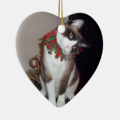 Kerstmis van Love Latte Keramisch Ornament (Rechts)