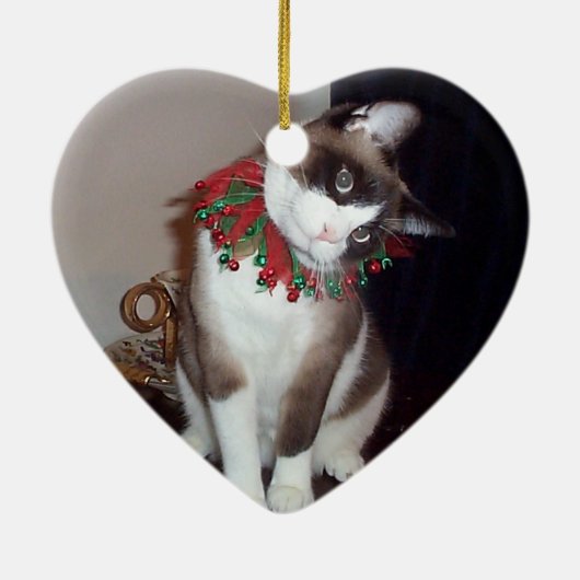 Kerstmis van Love Latte Keramisch Ornament (Achterkant)