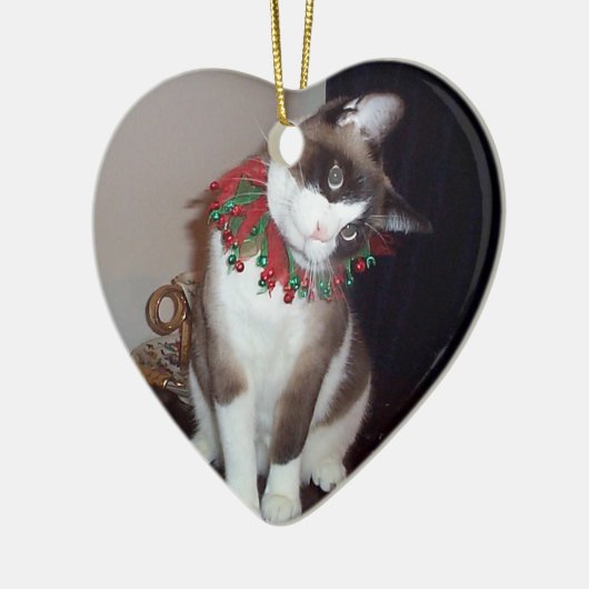 Kerstmis van Love Latte Keramisch Ornament (Links)