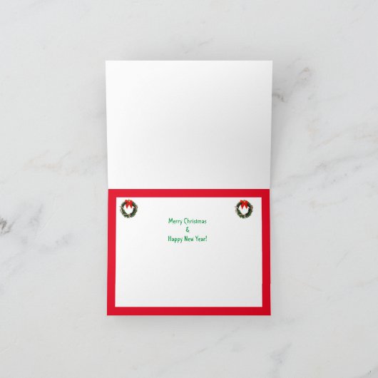 Kerstmis van Maryland Feestdagen Kaart (Binnen)