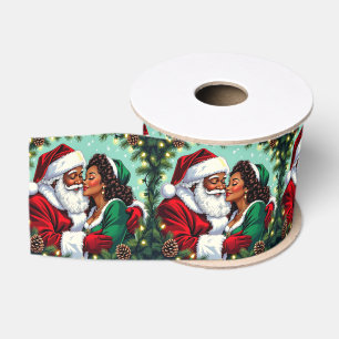 Kerstmis van meneer en mevrouw Claus zoet Grosgrain Lint