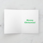 Kerstmis van Meowy! Feestdagen Kaart (Binnen)