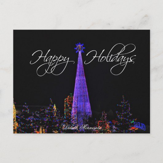 Kerstmis van Minnesota van Duluth steekt Feestdagenkaart (Voorkant)
