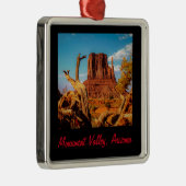 Kerstmis van Monument Valley Metalen Ornament (Rechts)