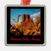Kerstmis van Monument Valley Metalen Ornament (Voorkant)