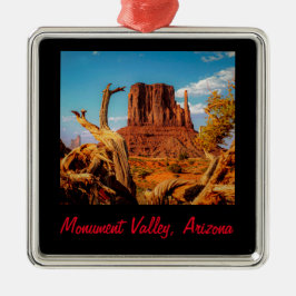 Kerstmis van Monument Valley Metalen Ornament