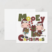 Kerstmis van Mooey Feestdagenkaart (Voorkant / Achterkant)