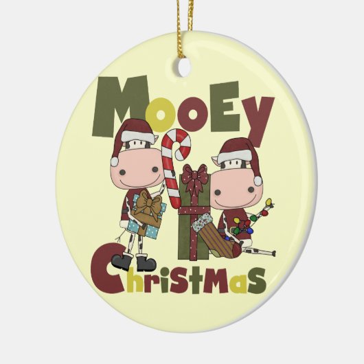 Kerstmis van Mooey Keramisch Ornament (Links)