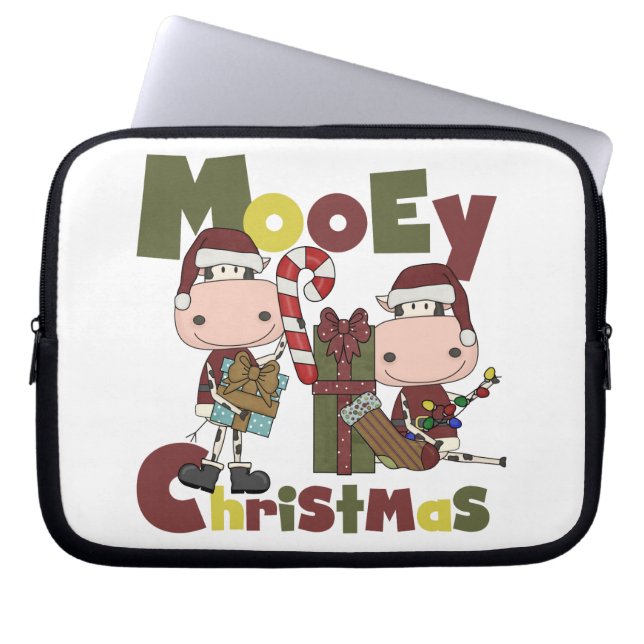 Kerstmis van Mooey Laptop Sleeve (Voorkant)