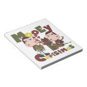 Kerstmis van Mooey Notitieblok (Schuin)