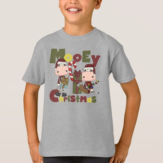Kerstmis van Mooey T-shirt (Voorkant)