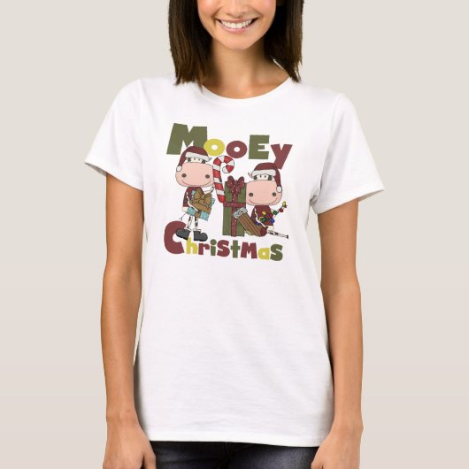 Kerstmis van Mooey T-shirt (Voorkant)