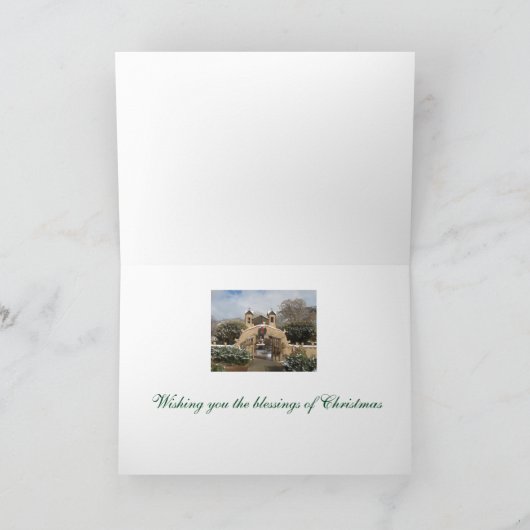 Kerstmis van New Mexico Feestdagen Kaart (Binnen)