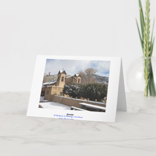 Kerstmis van New Mexico Feestdagen Kaart (Achterkant)