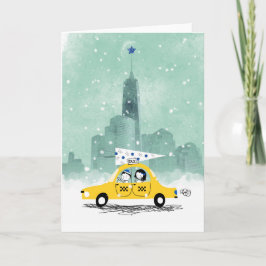 Kerstmis van New York Feestdagen Kaart