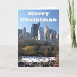 KERSTMIS VAN NEW YORK FEESTDAGEN KAART