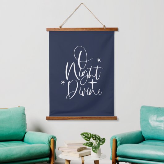 Kerstmis van Night Divine Hangend Wandkleed (Woonkamer)