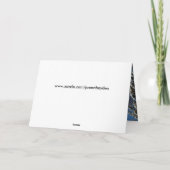 KERSTMIS VAN OHIO OVER DE KAART VAN MIJLEN (Achterkant)