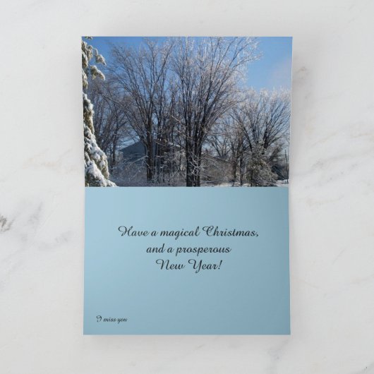 KERSTMIS VAN OHIO OVER DE KAART VAN MIJLEN (Binnen)