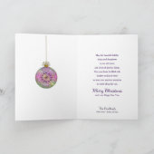 Kerstmis van ons  bomen feestdagen kaart (Binnen)