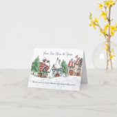 Kerstmis van ons huis naar het jouwe kaart (Gele Bloem)