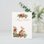 Kerstmis van Peter Rabbit Briefkaart (Staand voorkant)