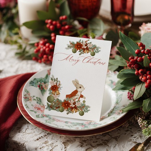 Kerstmis van Peter Rabbit Briefkaart