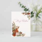 Kerstmis van Peter Rabbit Briefkaart (Staand voorkant)