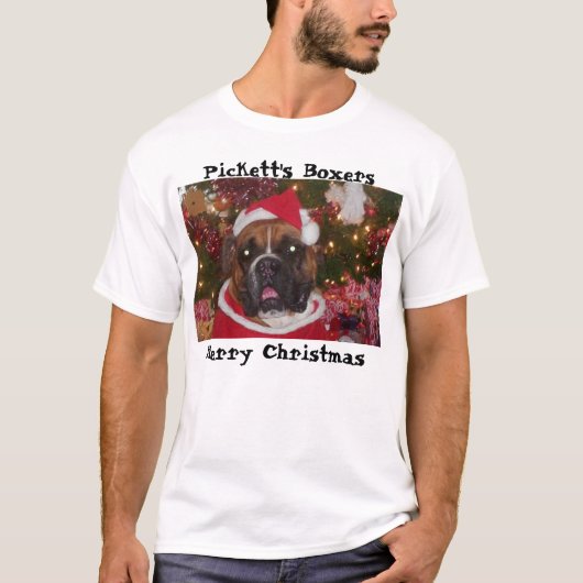 Kerstmis van Pickett T-shirt (Voorkant)
