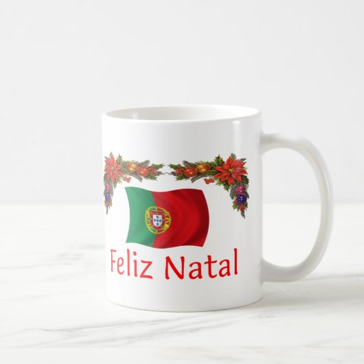 Kerstmis van Portugal Koffiemok (Rechts)