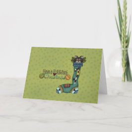 Kerstmis van Purrfect - Kat Feestdagen Kaart