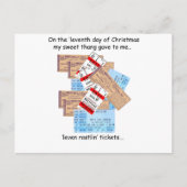 Kerstmis van Redneck van de elfde Dag Feestdagenkaart (Voorkant)